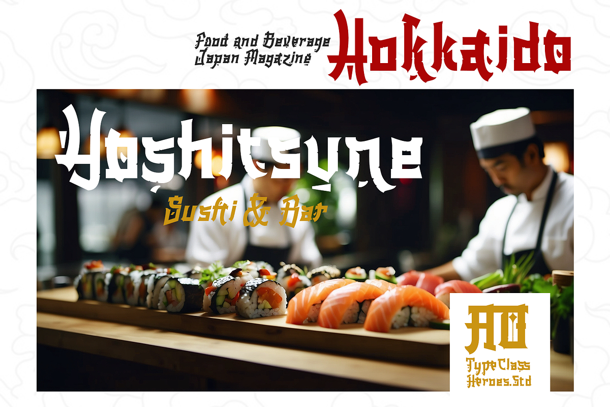 Miyukatsu - Oriental Japanese Font, a Font by TypeClassHeroes (Photo 2 of 15)