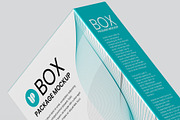 Box Package Mockup - 12 views, a Packaging Mockup by Illusiongraphic (Thumbnail 24 of 29)