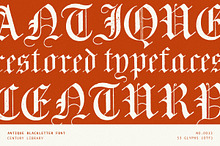 Antique Blackletter Font - No.13