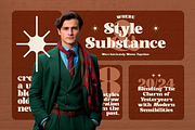 Rooney Retro Bold Serif Font, a Serif Font by Catalystco Studio (Thumbnail 5 of 7)