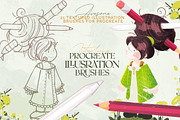 Illustration Brushes: Procreate, a Brush Add-On by Leonard Posavec (Thumbnail 6 of 6)