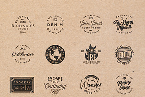 Vol. 3 20 Retro Badges Templates