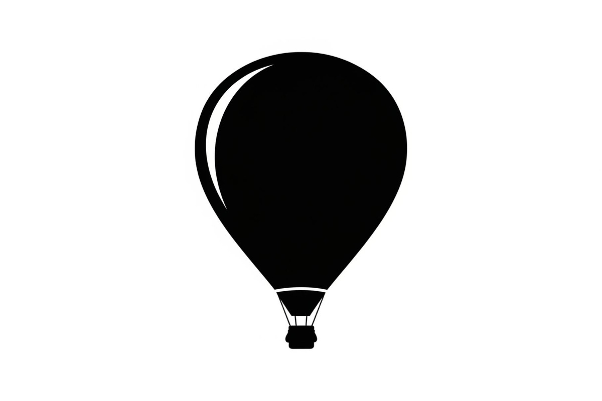 Hot Air Balloon Silhouette Bundle, an Illustration by Designer_Momina (Photo 16 of 51)