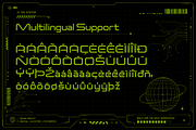 Neon Circuit - Modern Display Font, a Sans Serif Font by overlaytemplates (Thumbnail 5 of 5)