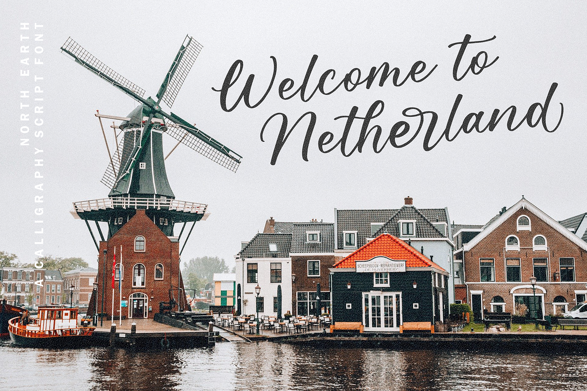 North Earth a Calligraphy Font, a Script Font by Vilogsign (Photo 10 of 10)