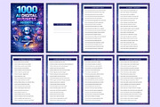 1000 AI Digital Business Prompts, a Stationery Template by Mustafiz (Thumbnail 3 of 8)