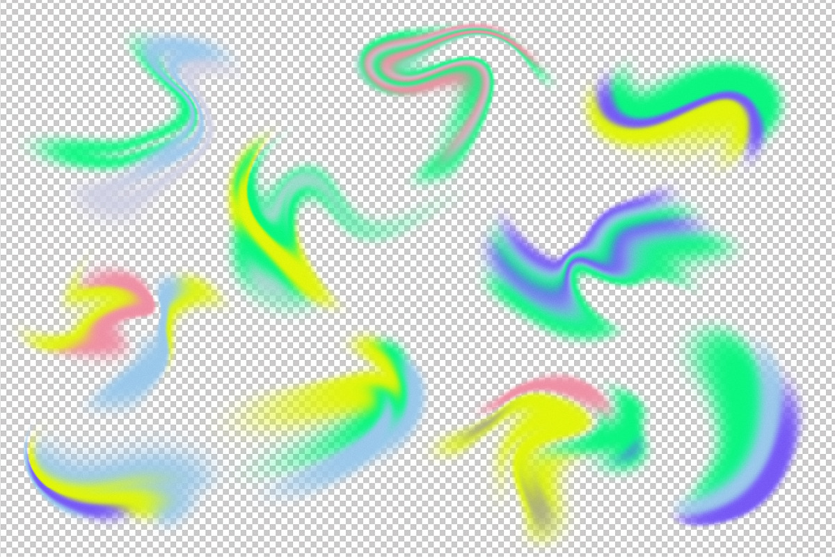 NEON DREAM Gradient Set, a Texture Graphic by angelainthefields (Photo 5 of 11)