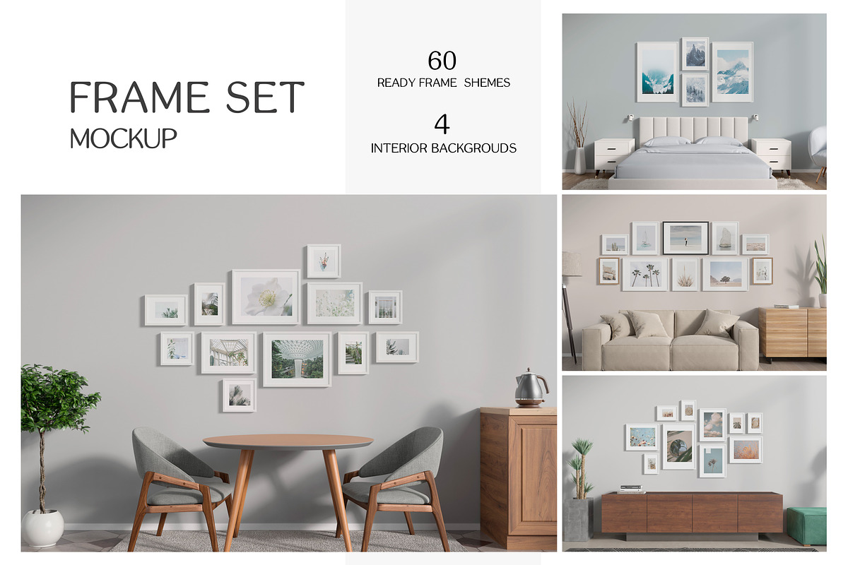 Frame Mockup Set, a Household Mockup by Seven Lights (Photo 1 of 75)