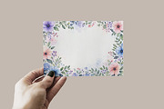 Watercolor Flowers Border Background, a Background Graphic by Forhadx5 (Thumbnail 16 of 16)