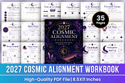 2027 Cosmic Alignment Workbook | Kdp, a Stationery Template by Mustafiz (Thumbnail 1 of 4)
