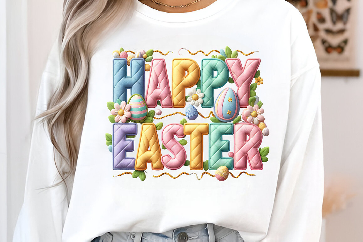 Happy Easter PNG Sublimation Designs, an Illustration by Libby Wishes (Photo 1 of 6)