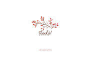 Autumn leaves watercolor collection, a Seasonal Illustration by alenaganzhela (Thumbnail 11 of 11)