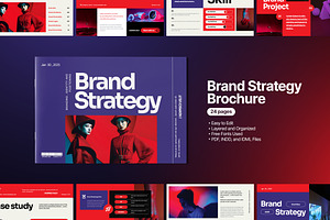 A4 Modern Brand Strategy Template, a Branding & Logo Template by TMint Play