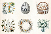 Neutral White Easter, an Illustration by DreamArtGraphic (Thumbnail 2 of 5)