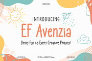 EF Avenzia, a Handwritten Font by Zafara Studios (Thumbnail 1 of 6)