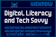 Professional Skills font, a Font by weknow (Thumbnail 2 of 8)