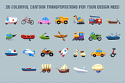 A to Z Transportation Collection, a Transportation Illustration by arsansp (Thumbnail 2 of 4)