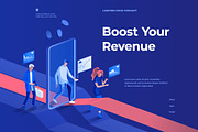 Isometric illustration kit - People, a Templates & Theme by Formfrom (Thumbnail 21 of 34)