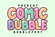 Comic Bubble - Shiny Bubble Font