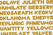 Travis Zone - Playful Display Font, a Sans Serif Font by StringLabs (Thumbnail 12 of 15)