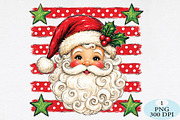 Cute Santa Face PNG, a Seasonal Illustration by Daily.Designs (Thumbnail 1 of 5)