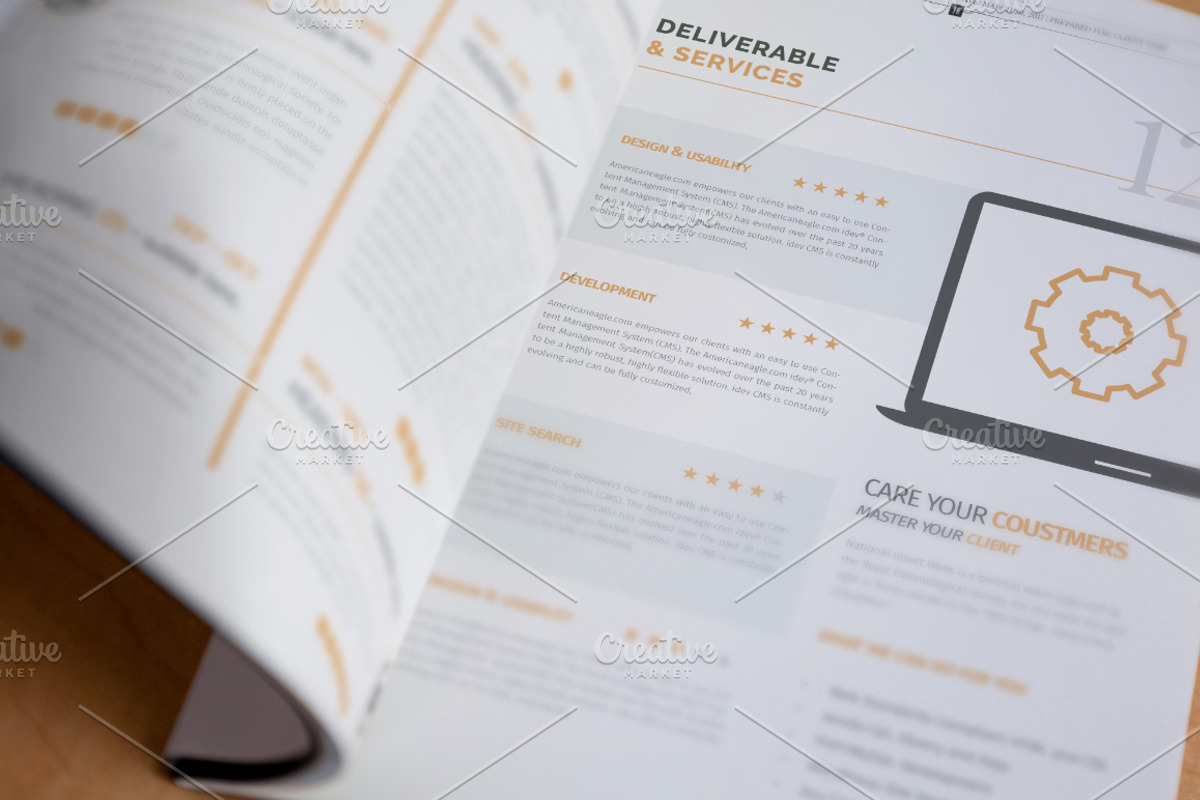 31 Page Full Proposal A4 / US Letter, a Stationery Template by Mastergfx (Photo 14 of 28)