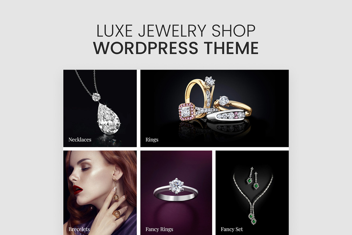 Luxe Jewelry Shop - WordPress Theme, a WordPress Template by Pixflow (Photo 1 of 11)