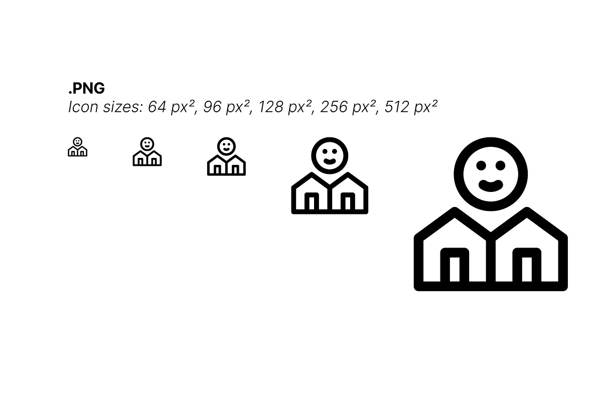50 Home Rental Icons, an Outline Icon by Side Project (Photo 5 of 8)