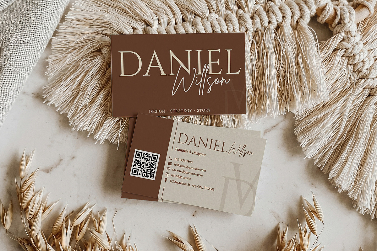 Elegant Business Card Canva Template, a Business Card Template by Arslan (Photo 3 of 6)