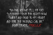 Thedemit - Horror Font Typeface, a Blackletter Font by Kincrev Studio (Thumbnail 2 of 7)