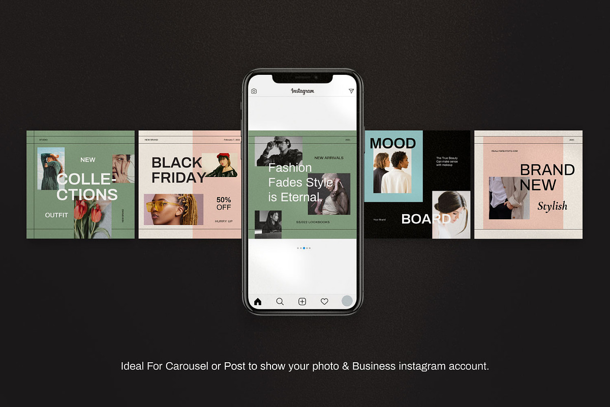 Grounds Canva Instagram Pack, a Social Media Template by Dirtytemp Studio (Photo 10 of 14)