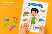 My Body Parts – Printable Learning C, an Education Illustration by Valin Malin (Thumbnail 4 of 7)