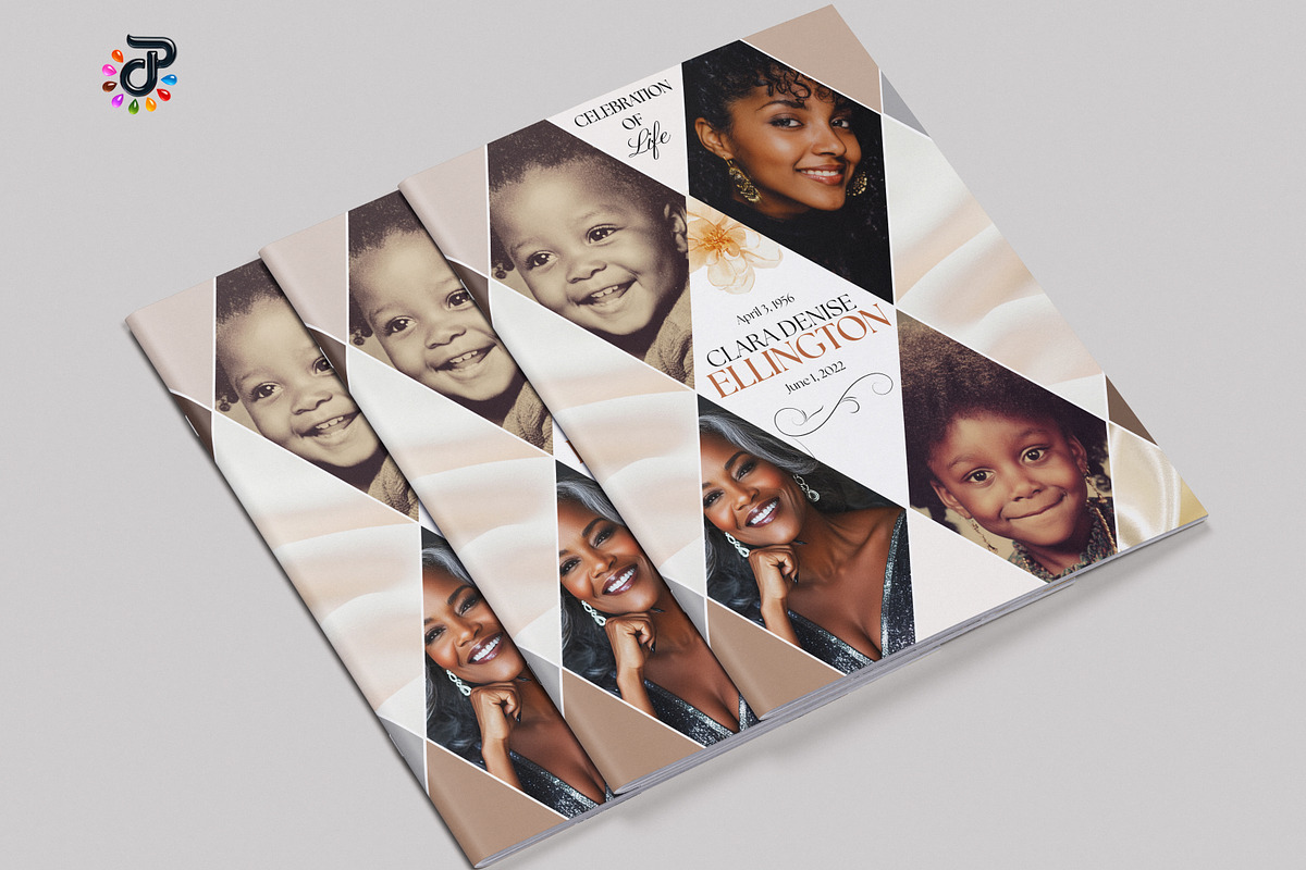 Elegant Canva Obituary Template, a Brochure Template by Protech Design ENT (Photo 4 of 9)