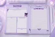 Dreamcore Planner Templates, a Stationery Template by Victoria Obscure (Thumbnail 2 of 3)