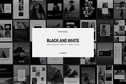 Canva minimal black and white posts, a Templates & Theme by Uyava Space (Thumbnail 2 of 14)