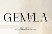 Gemala, a Serif Font by Muksal Creative (Thumbnail 1 of 10)