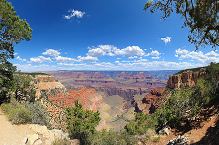 Panoramic View of Grand Canyon Under, a Photo by Tanuart