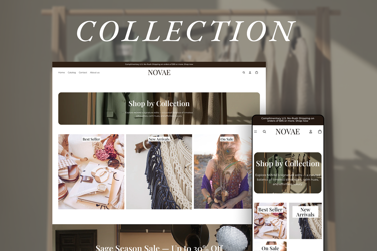 Theme Website Luxury Fashion shopify preview 5