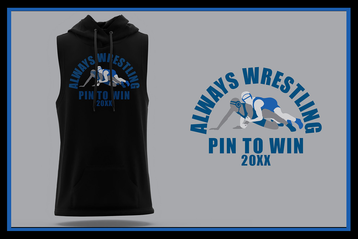 WRESTLING VECTOR ART, a Sport Illustration by brandedbaron (Photo 3 of 5)