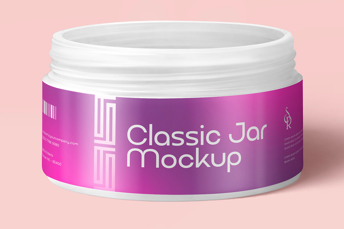 Jar Mockup, a Mockup by MockupCraft (Photo 4 of 4)