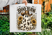 Boo Haw Ghost PNG,Western Halloween, a Seasonal Illustration by Libby Wishes (Thumbnail 2 of 3)