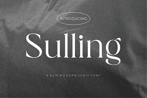 Sulling Modern Serif Font