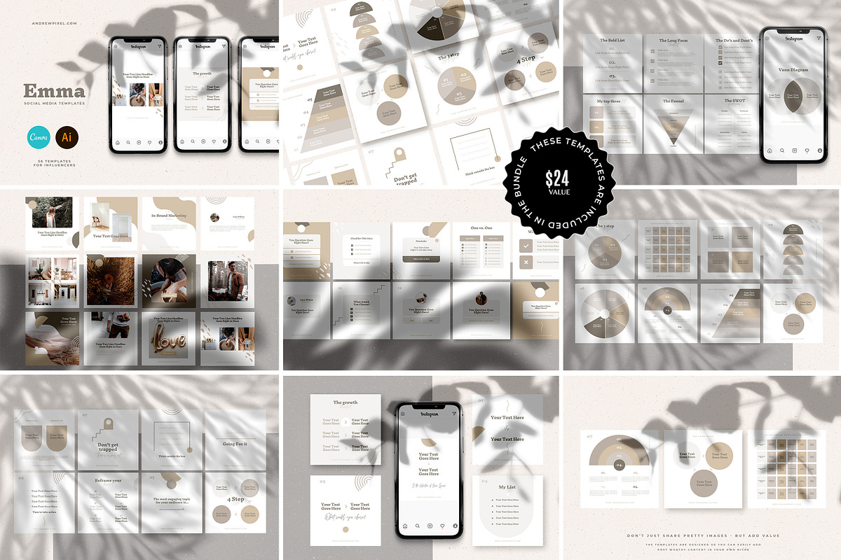 Social Media Templates For CANVA, a Social Media Template by AndrewPixel (Photo 16 of 18)