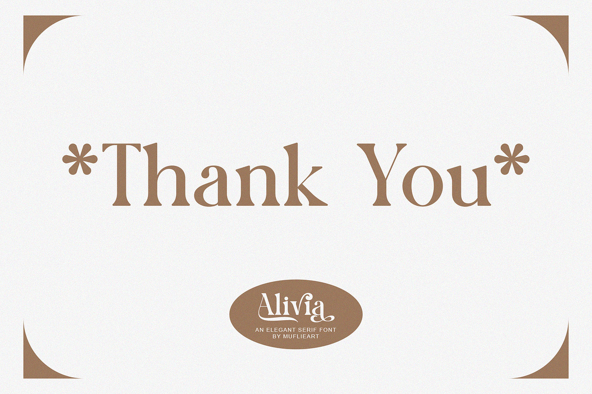 Alivia, a Serif Font by Muflieart (Photo 10 of 10)