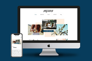 Alessia Wix Website Template