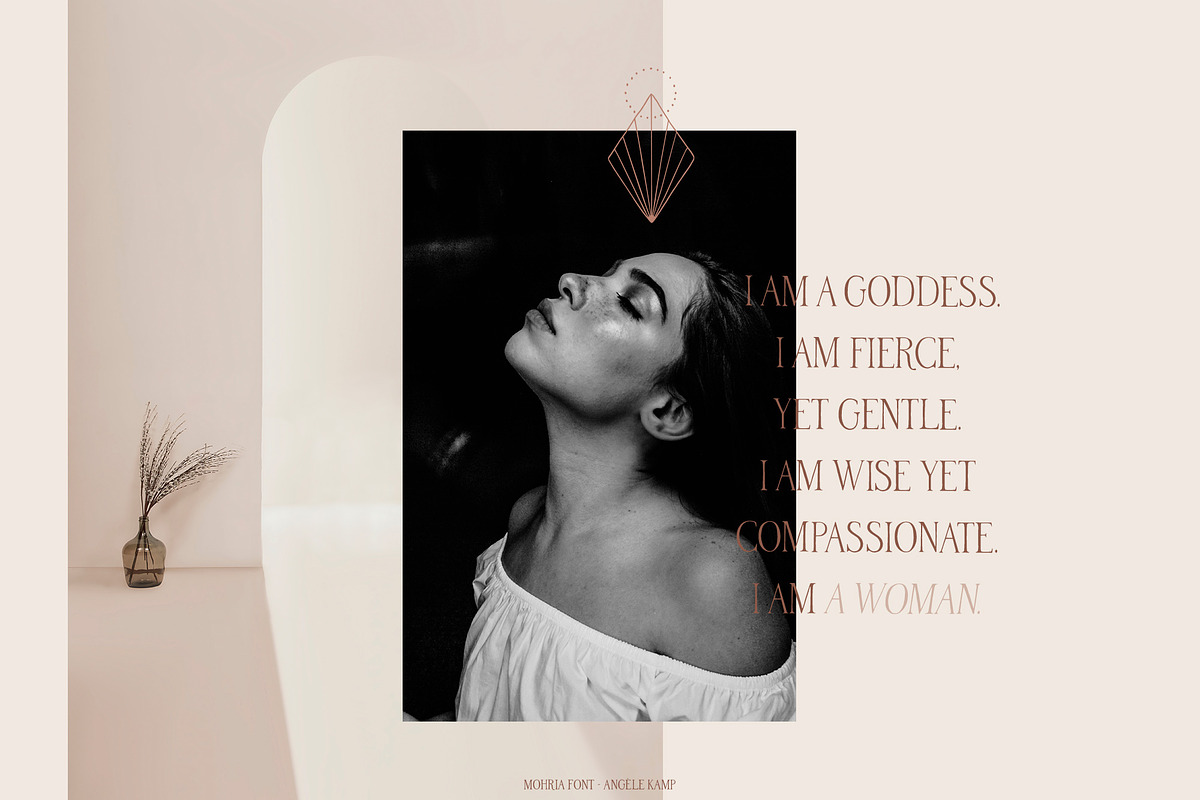 Mohria boho serif font script duo, a Serif Font by Angele Kamp (Photo 2 of 8)