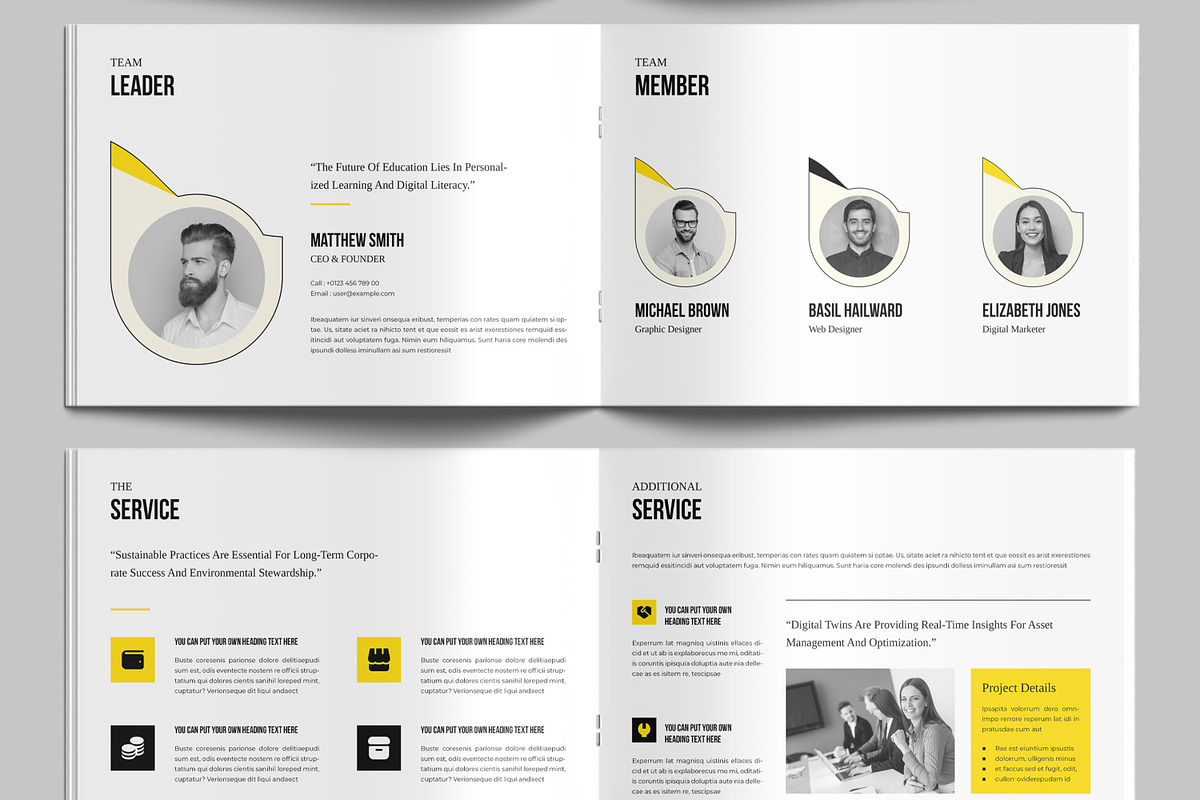 White Paper Template, a Brochure Template by MightyDesign (Photo 4 of 9)
