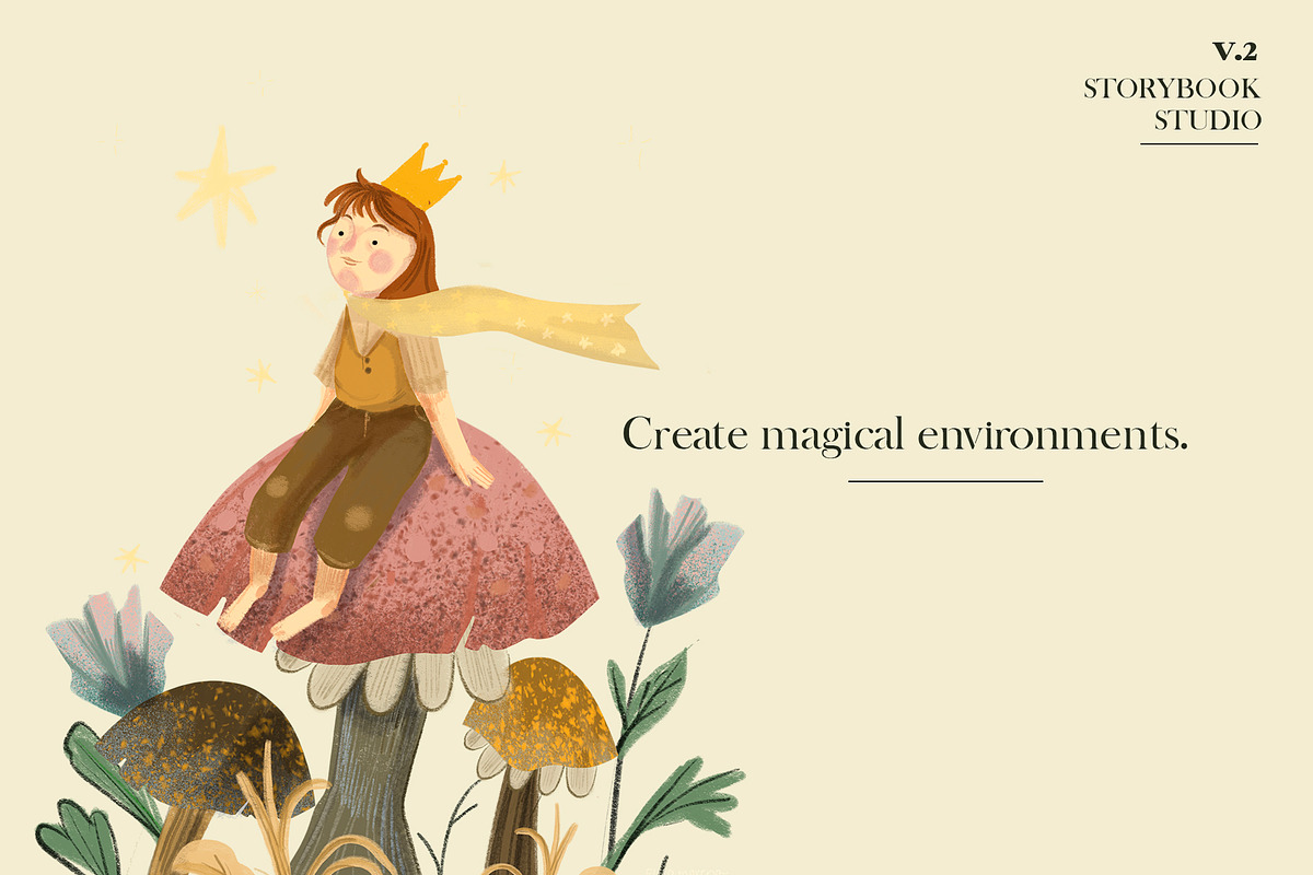 Storybook studio v.2 procreate, a Brush Add-On by Eliza Moreno Illustration (Photo 8 of 9)