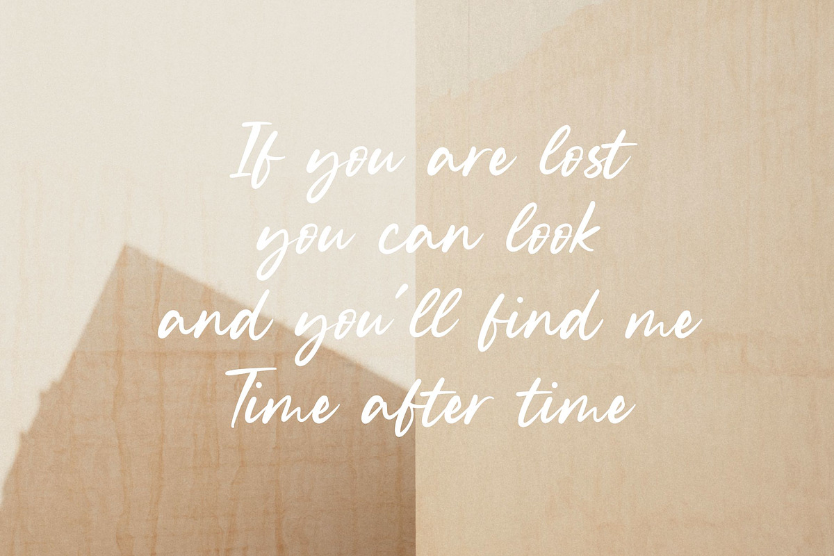 Silent Landfield - Modern Font, a Script Font by Letterative Studio (Photo 2 of 7)