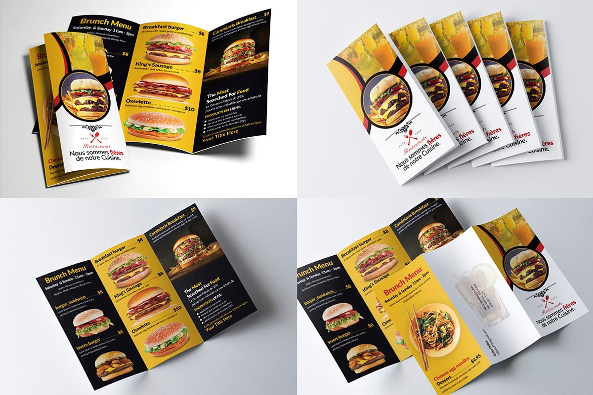 Food Menu Big Bundle, a Flyer Template by AfzaalGraphics (Photo 8 of 22)